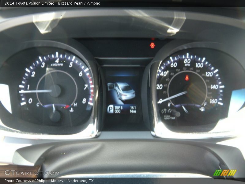 Blizzard Pearl / Almond 2014 Toyota Avalon Limited