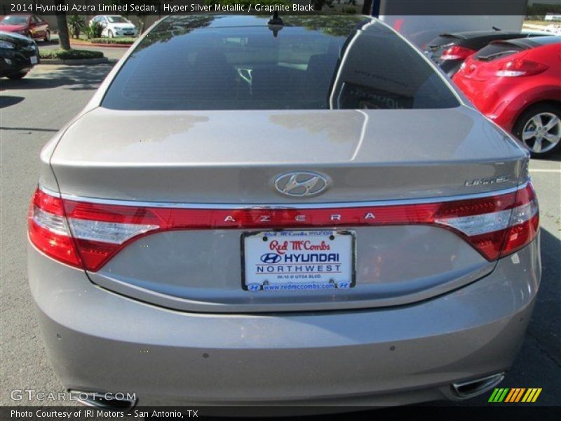 Hyper Silver Metallic / Graphite Black 2014 Hyundai Azera Limited Sedan