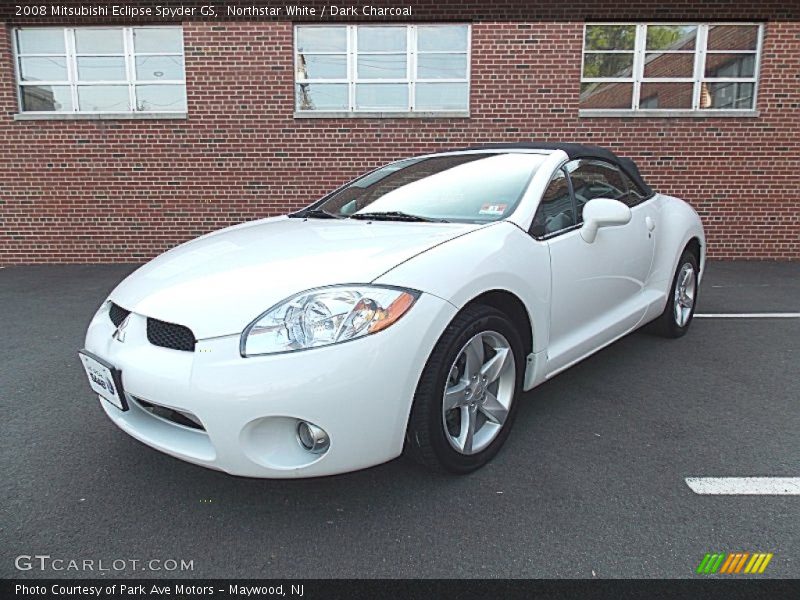 Northstar White / Dark Charcoal 2008 Mitsubishi Eclipse Spyder GS