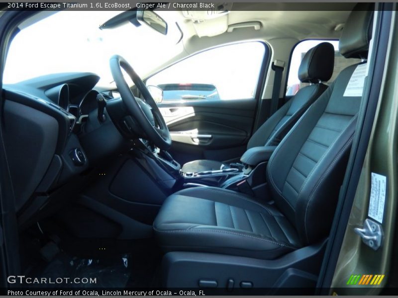 Ginger Ale / Charcoal Black 2014 Ford Escape Titanium 1.6L EcoBoost