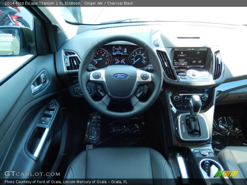 Ginger Ale / Charcoal Black 2014 Ford Escape Titanium 1.6L EcoBoost