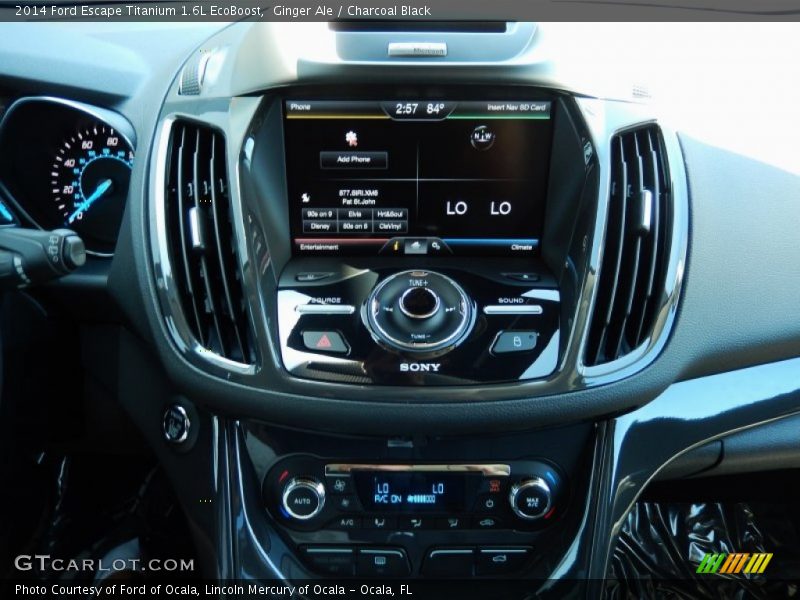 Ginger Ale / Charcoal Black 2014 Ford Escape Titanium 1.6L EcoBoost
