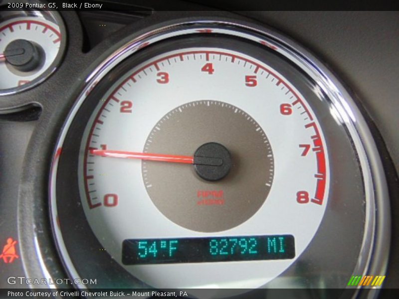 Black / Ebony 2009 Pontiac G5