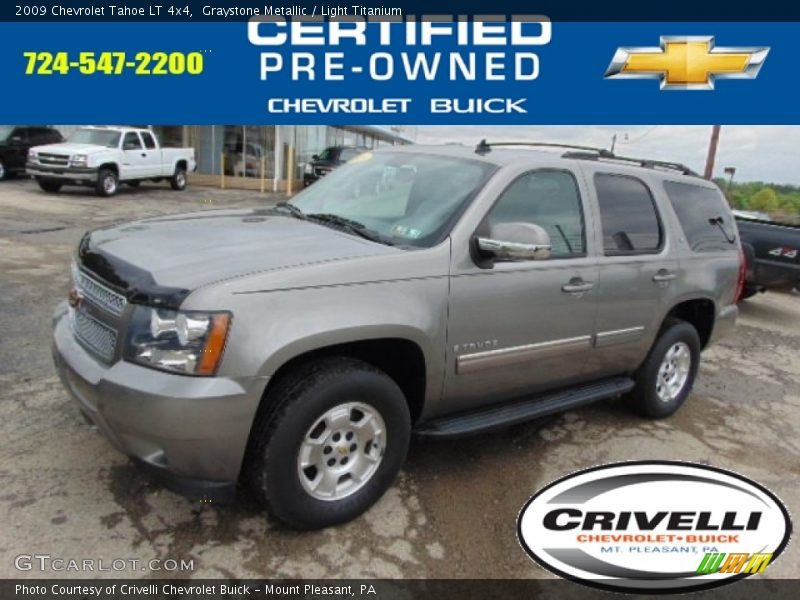 Graystone Metallic / Light Titanium 2009 Chevrolet Tahoe LT 4x4
