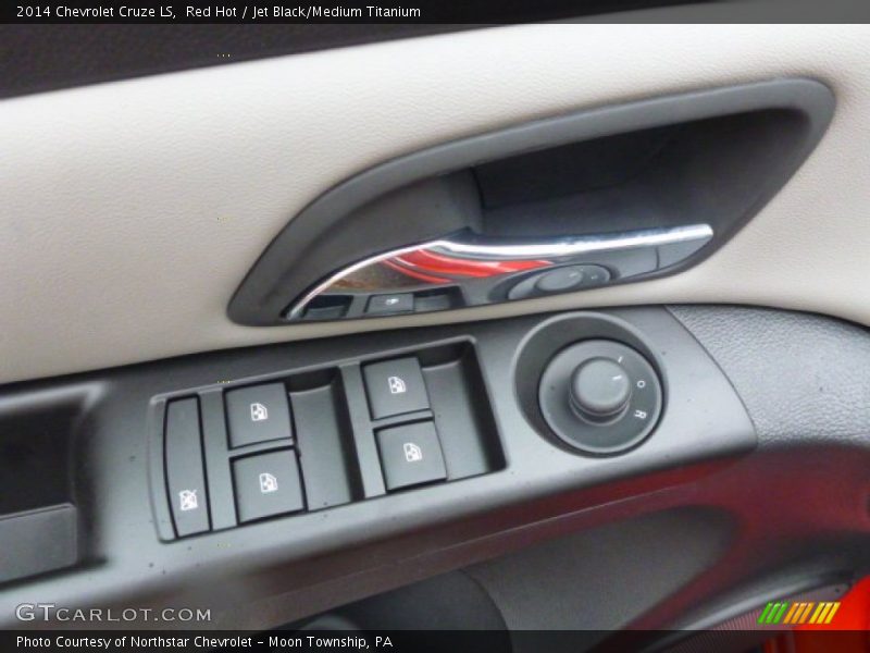Red Hot / Jet Black/Medium Titanium 2014 Chevrolet Cruze LS