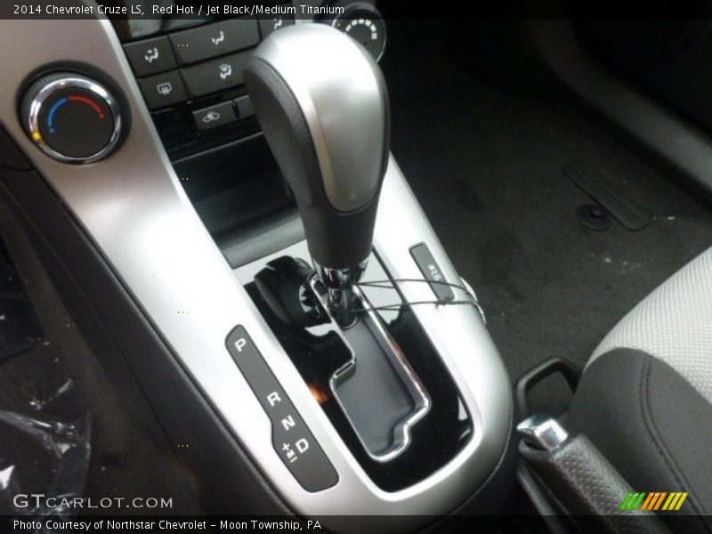 Red Hot / Jet Black/Medium Titanium 2014 Chevrolet Cruze LS