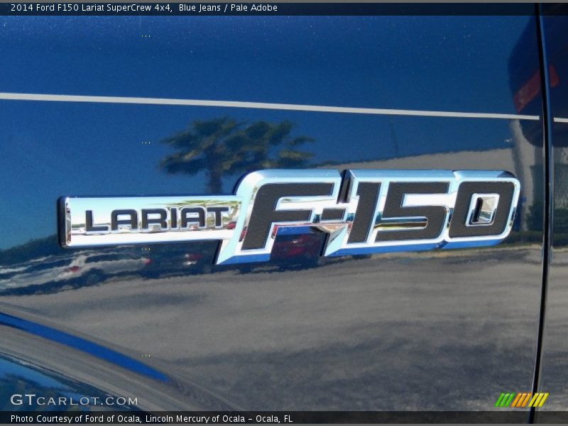 Blue Jeans / Pale Adobe 2014 Ford F150 Lariat SuperCrew 4x4