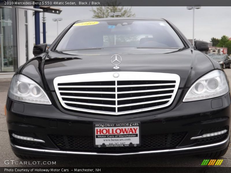 Black / Black 2010 Mercedes-Benz S 550 4Matic Sedan
