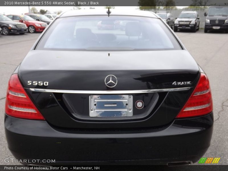 Black / Black 2010 Mercedes-Benz S 550 4Matic Sedan