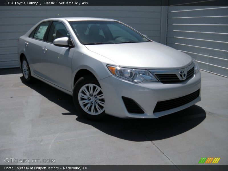 Classic Silver Metallic / Ash 2014 Toyota Camry L