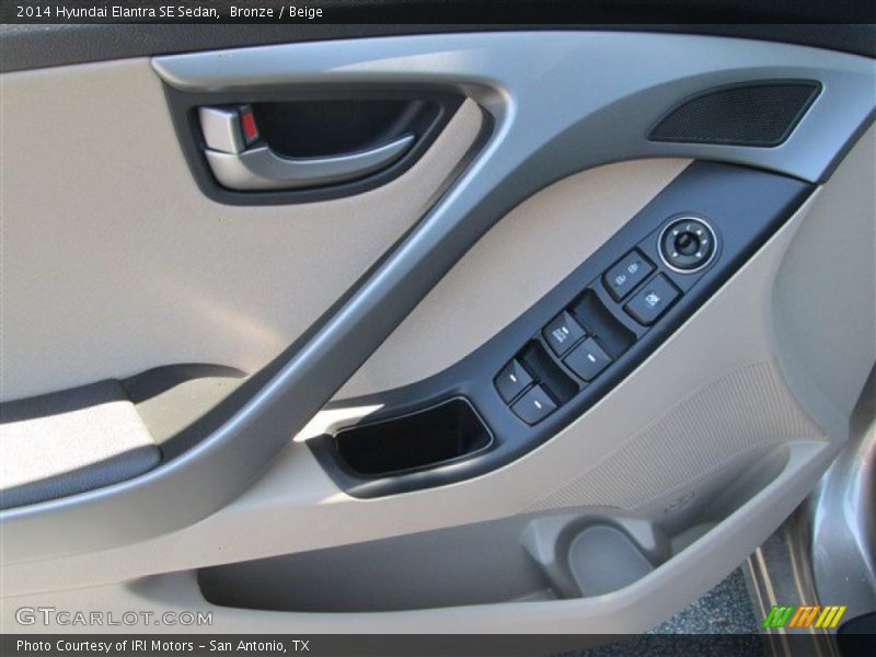 Bronze / Beige 2014 Hyundai Elantra SE Sedan