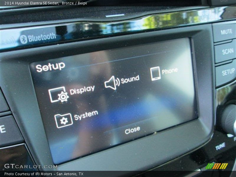 Bronze / Beige 2014 Hyundai Elantra SE Sedan