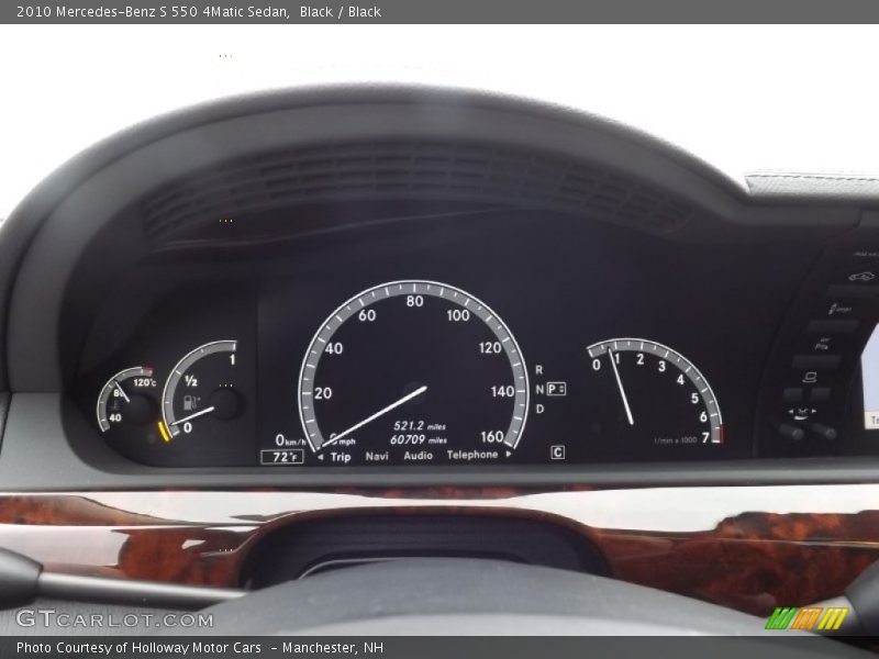 Black / Black 2010 Mercedes-Benz S 550 4Matic Sedan