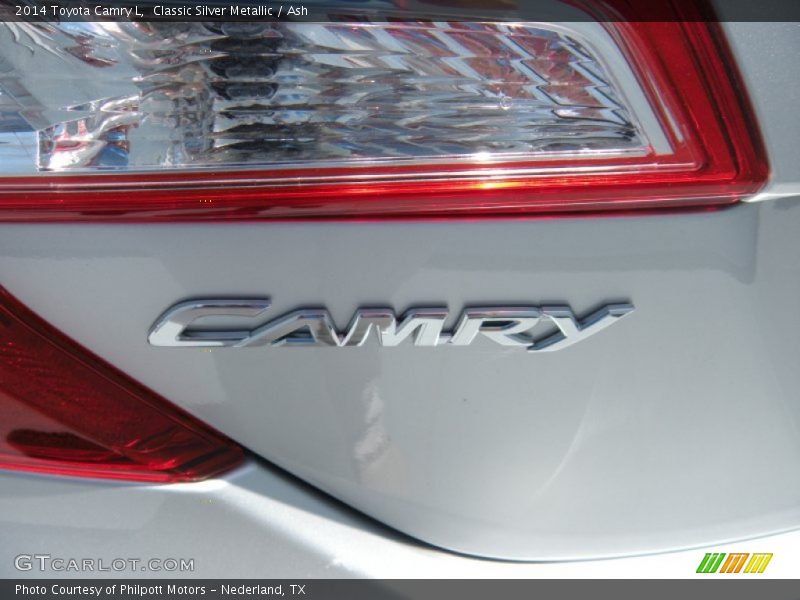 Classic Silver Metallic / Ash 2014 Toyota Camry L