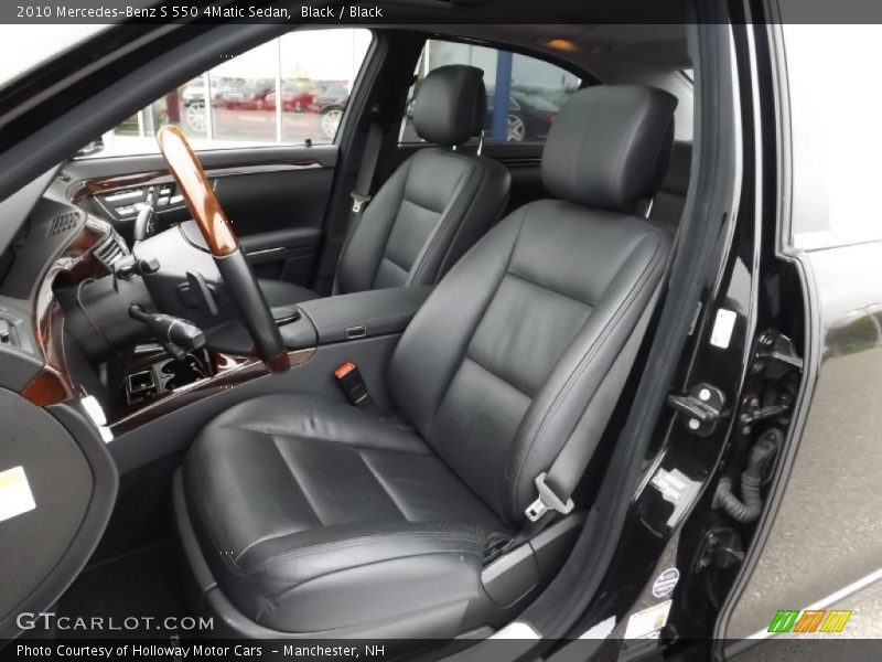 Black / Black 2010 Mercedes-Benz S 550 4Matic Sedan