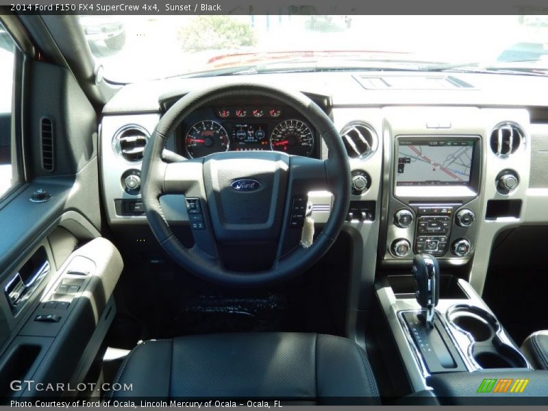 Sunset / Black 2014 Ford F150 FX4 SuperCrew 4x4