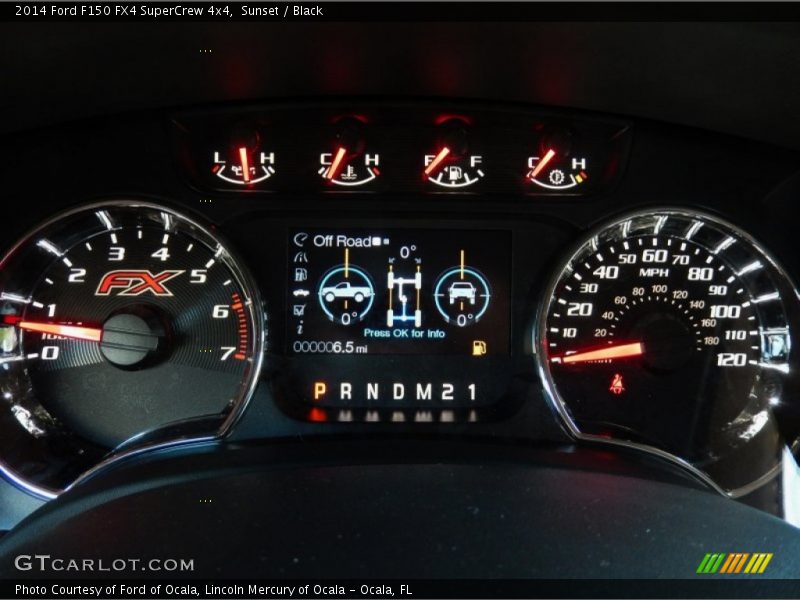 Sunset / Black 2014 Ford F150 FX4 SuperCrew 4x4