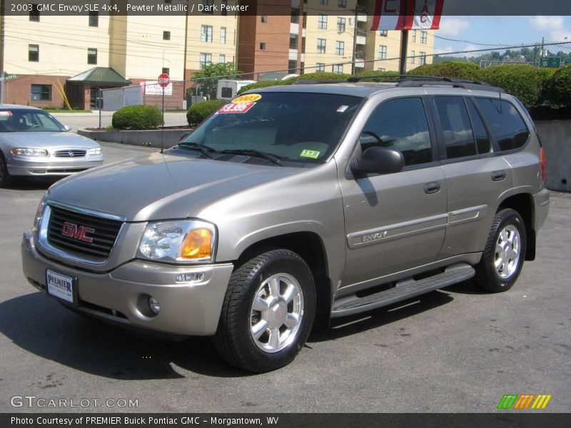 Pewter Metallic / Dark Pewter 2003 GMC Envoy SLE 4x4