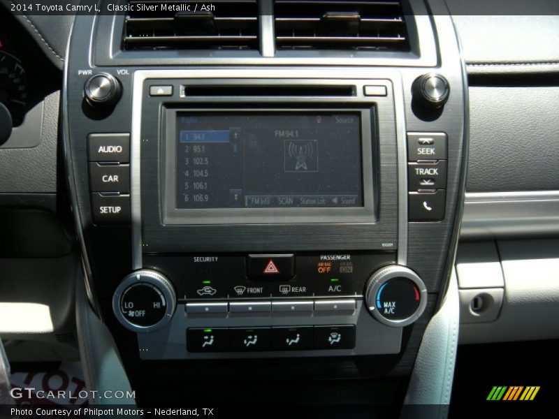 Classic Silver Metallic / Ash 2014 Toyota Camry L