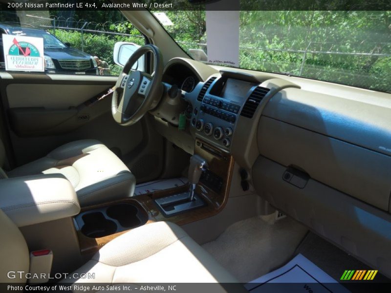Avalanche White / Desert 2006 Nissan Pathfinder LE 4x4
