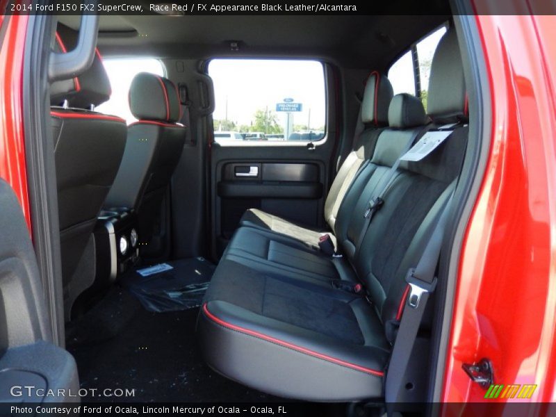 Race Red / FX Appearance Black Leather/Alcantara 2014 Ford F150 FX2 SuperCrew