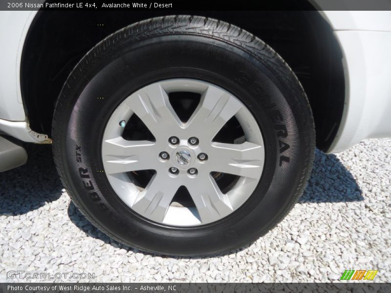 Avalanche White / Desert 2006 Nissan Pathfinder LE 4x4
