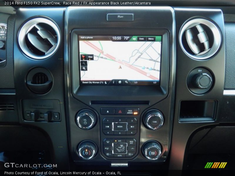 Race Red / FX Appearance Black Leather/Alcantara 2014 Ford F150 FX2 SuperCrew