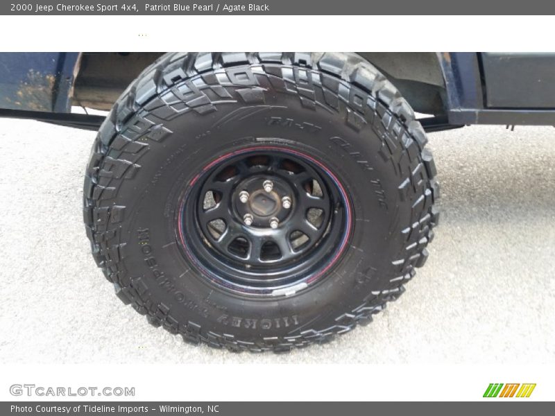 Patriot Blue Pearl / Agate Black 2000 Jeep Cherokee Sport 4x4