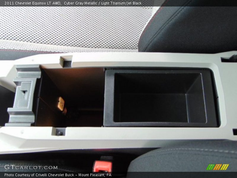 Cyber Gray Metallic / Light Titanium/Jet Black 2011 Chevrolet Equinox LT AWD