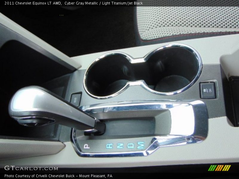 Cyber Gray Metallic / Light Titanium/Jet Black 2011 Chevrolet Equinox LT AWD
