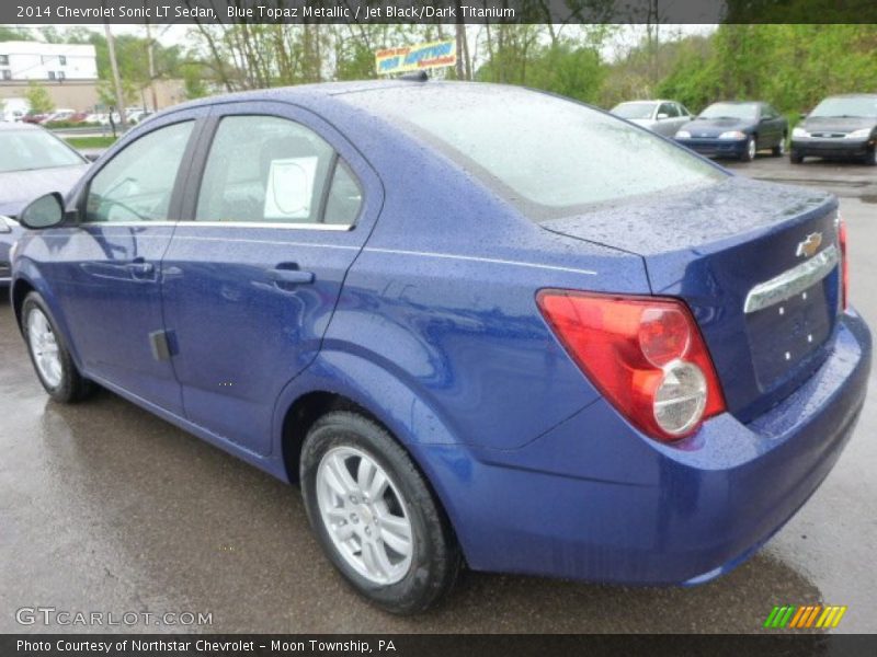 Blue Topaz Metallic / Jet Black/Dark Titanium 2014 Chevrolet Sonic LT Sedan