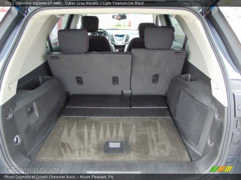 Cyber Gray Metallic / Light Titanium/Jet Black 2011 Chevrolet Equinox LT AWD