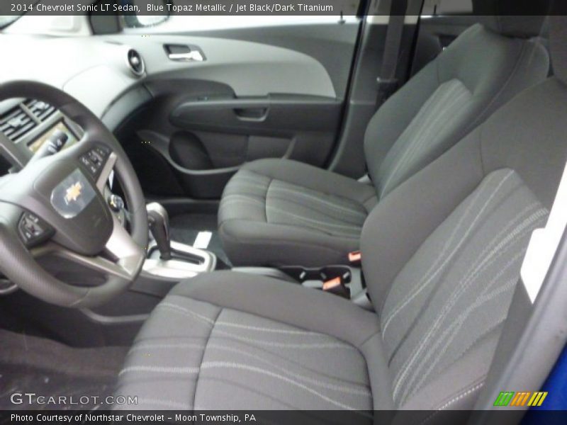 Blue Topaz Metallic / Jet Black/Dark Titanium 2014 Chevrolet Sonic LT Sedan