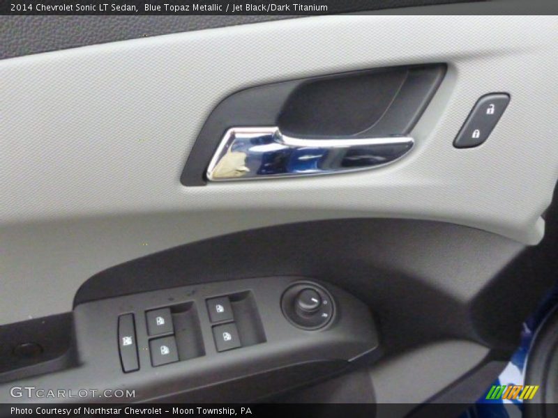 Blue Topaz Metallic / Jet Black/Dark Titanium 2014 Chevrolet Sonic LT Sedan