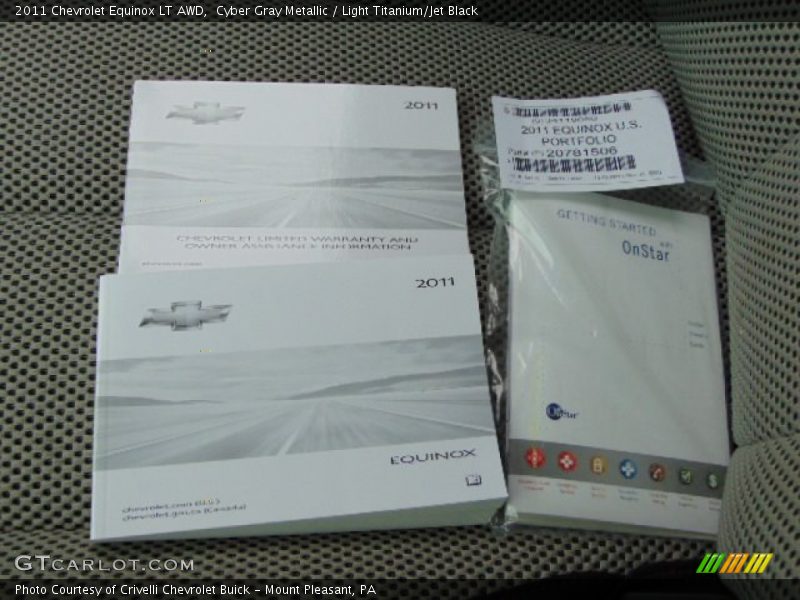 Cyber Gray Metallic / Light Titanium/Jet Black 2011 Chevrolet Equinox LT AWD