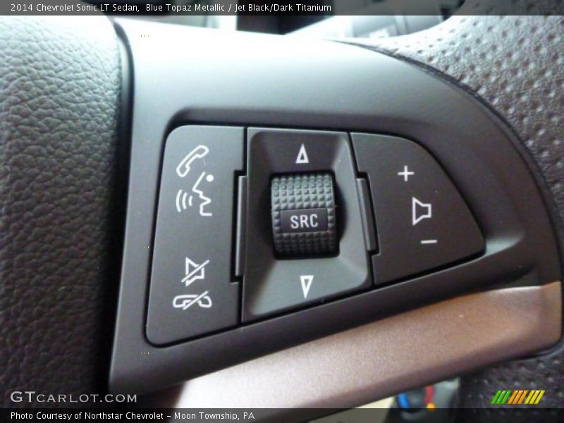 Blue Topaz Metallic / Jet Black/Dark Titanium 2014 Chevrolet Sonic LT Sedan