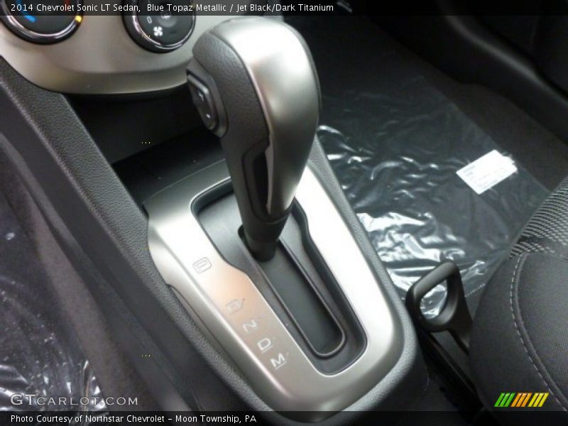 Blue Topaz Metallic / Jet Black/Dark Titanium 2014 Chevrolet Sonic LT Sedan