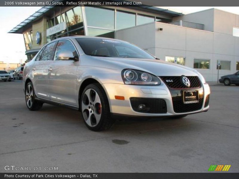 Reflex Silver Metallic / Interlagos Plaid Cloth 2006 Volkswagen Jetta GLI Sedan