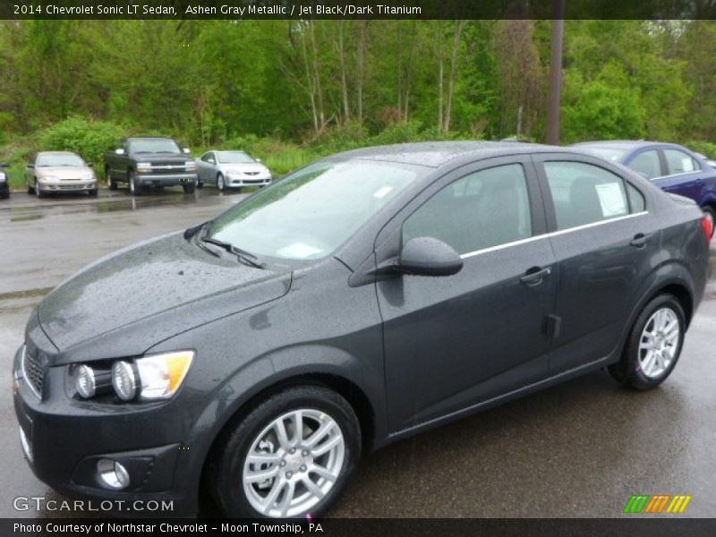 Ashen Gray Metallic / Jet Black/Dark Titanium 2014 Chevrolet Sonic LT Sedan