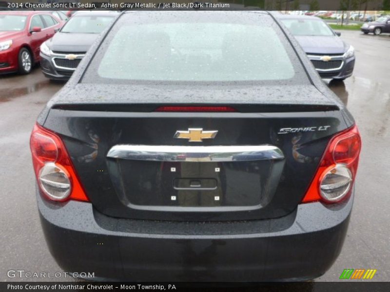 Ashen Gray Metallic / Jet Black/Dark Titanium 2014 Chevrolet Sonic LT Sedan