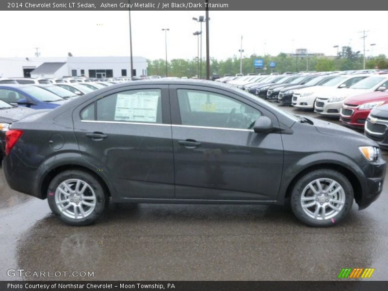 Ashen Gray Metallic / Jet Black/Dark Titanium 2014 Chevrolet Sonic LT Sedan