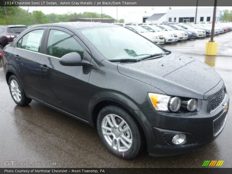 Ashen Gray Metallic / Jet Black/Dark Titanium 2014 Chevrolet Sonic LT Sedan