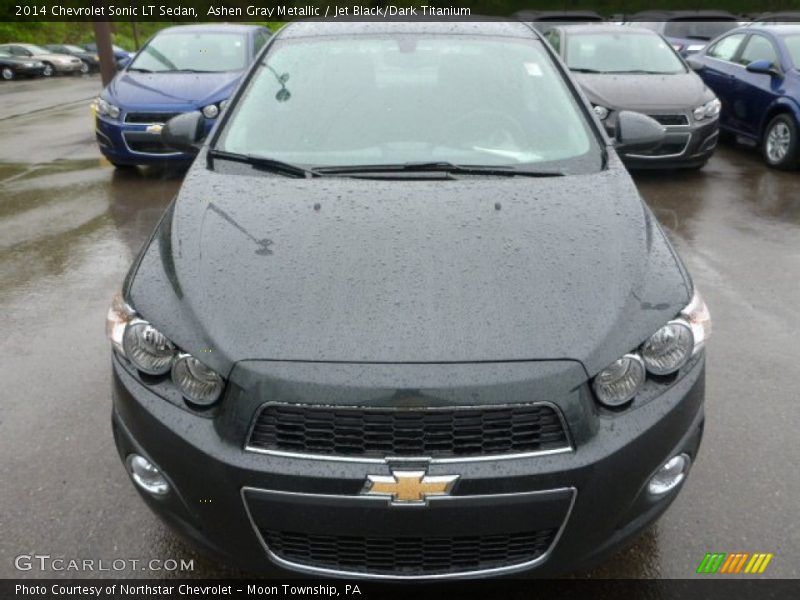 Ashen Gray Metallic / Jet Black/Dark Titanium 2014 Chevrolet Sonic LT Sedan