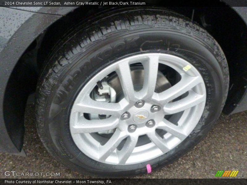 Ashen Gray Metallic / Jet Black/Dark Titanium 2014 Chevrolet Sonic LT Sedan