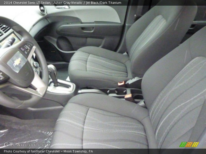 Ashen Gray Metallic / Jet Black/Dark Titanium 2014 Chevrolet Sonic LT Sedan