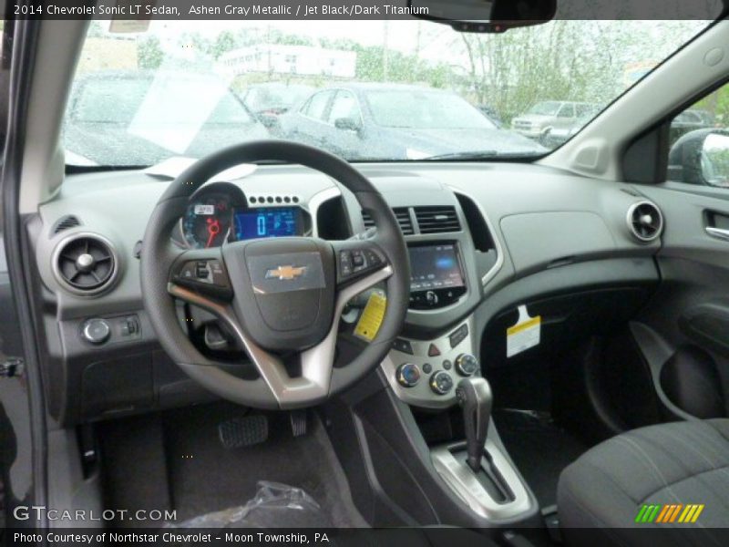 Ashen Gray Metallic / Jet Black/Dark Titanium 2014 Chevrolet Sonic LT Sedan