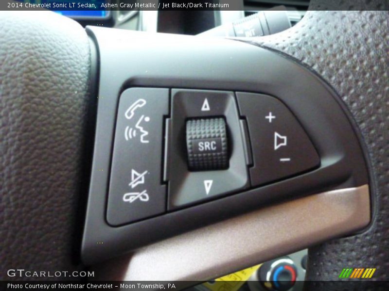 Ashen Gray Metallic / Jet Black/Dark Titanium 2014 Chevrolet Sonic LT Sedan