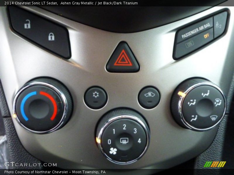 Ashen Gray Metallic / Jet Black/Dark Titanium 2014 Chevrolet Sonic LT Sedan