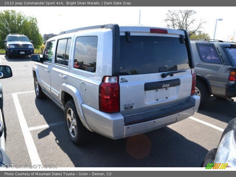 Bright Silver Metallic / Dark Slate Gray 2010 Jeep Commander Sport 4x4