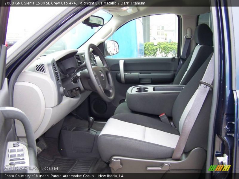 Midnight Blue Metallic / Dark Titanium 2008 GMC Sierra 1500 SL Crew Cab 4x4